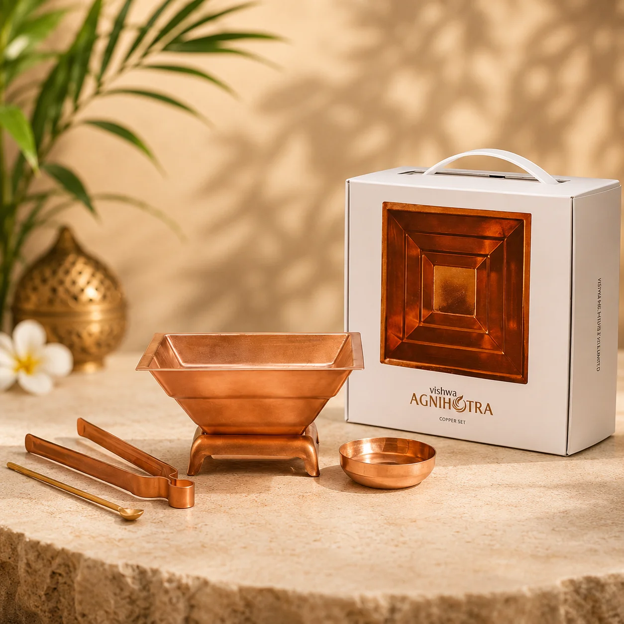 Vishwa Agnihotra copper ritual kit
